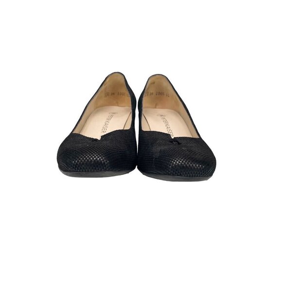 PETER KAISER like new*Wide fit*Embossed Leather Office Bloc Heel Classic Pump 36 - Picture 7 of 8